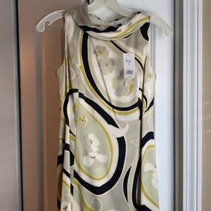 NWT Banana Republic silk shift dress 2 Petite